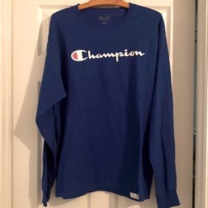 Champion Logo Long Sleeve Shirt